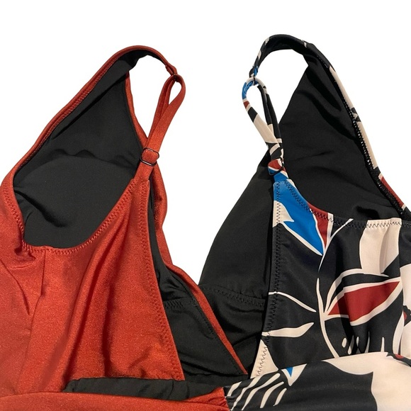 Sanctuary Tie-Front Plunge One-Piece Swimsuit - Picture 4 of 7